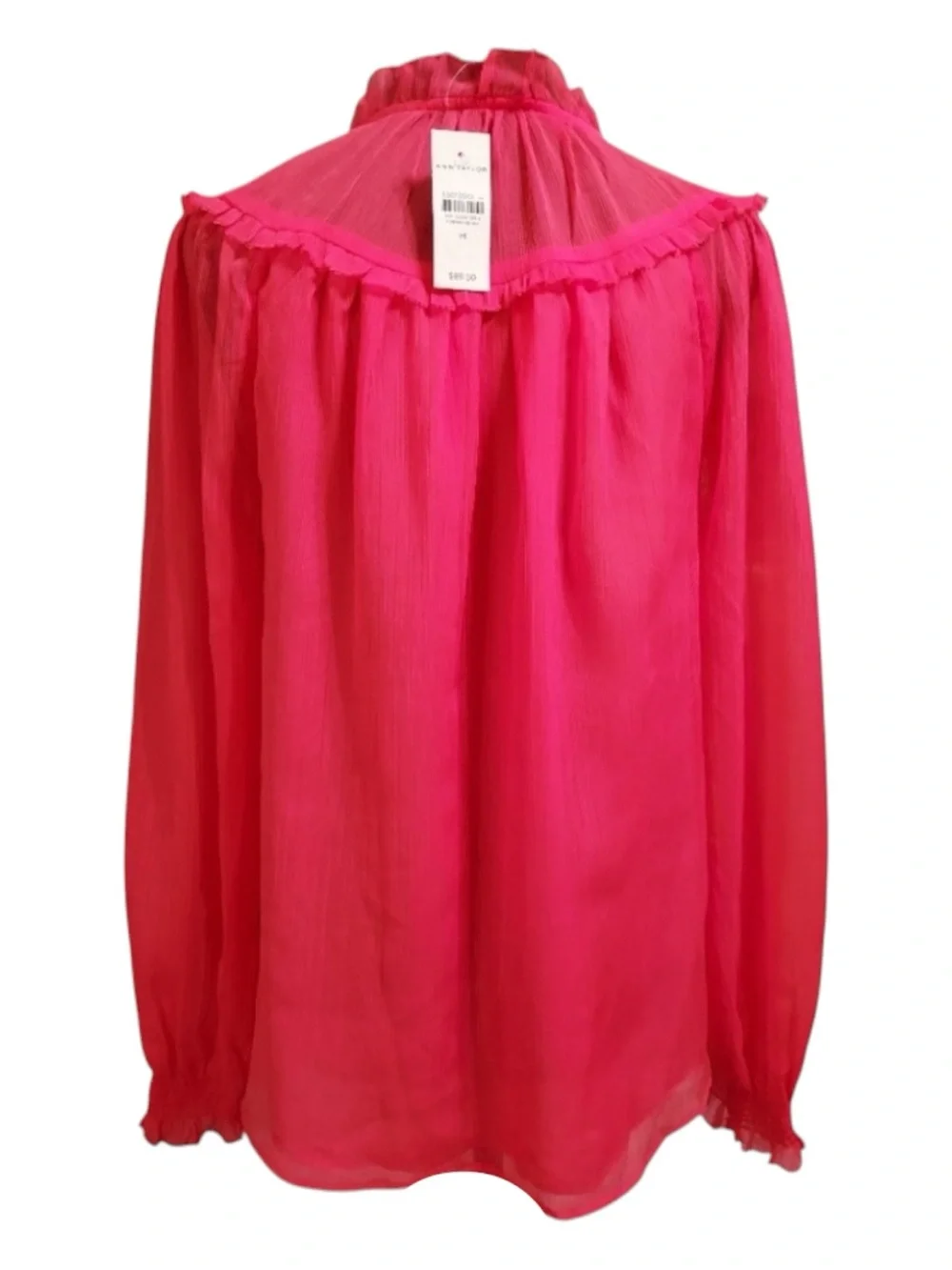 Ann Taylor NWT Coquette Fairycore Barbiecore Dollette Twee Maximalist Top M